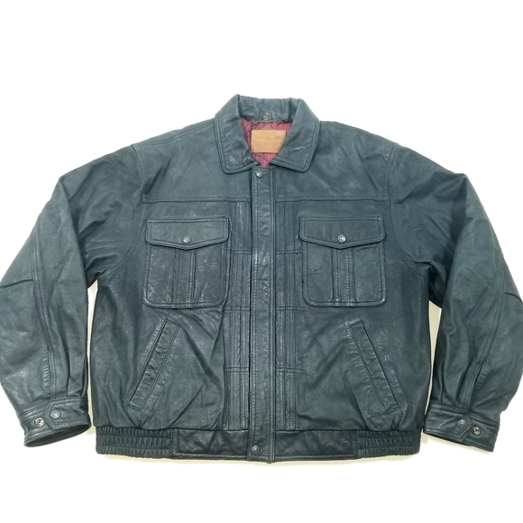 Levi's Soft Leather Bomber Jacket - Picture 2 of 8